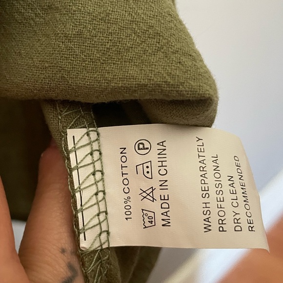 Olive Green size medium Dress - Picture 4 of 5